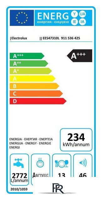 Встраиваемая посудомоечная машина Electrolux EES47310L - Изображение №15 — Интернет-магазин ПроЗаказ