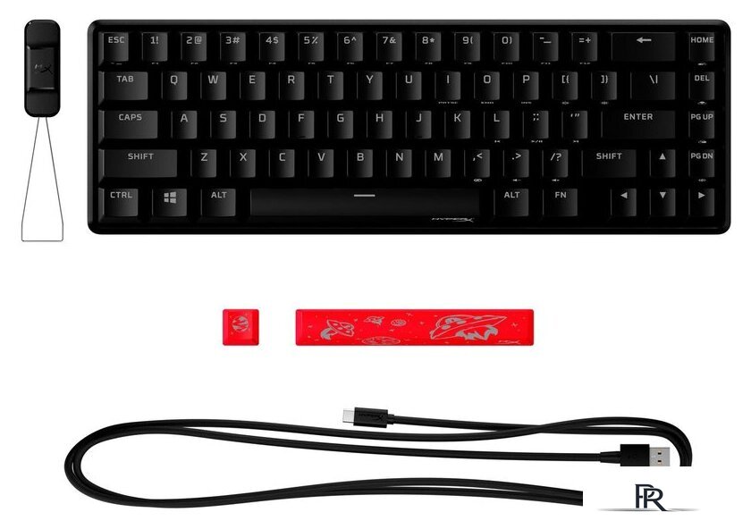 Клавиатура HyperX Alloy Origins 65 (HyperX Red, нет кириллицы) - Изображение №4 — Интернет-магазин ПроЗаказ