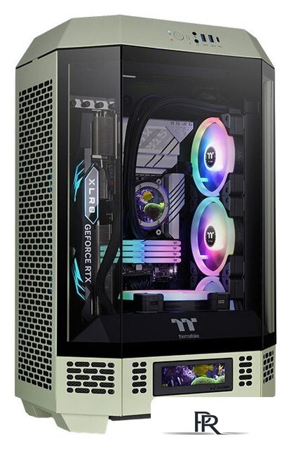 Корпус Thermaltake The Tower 300 Matcha Green CA-1Y4-00SEWN-00 - Изображение №1 — Интернет-магазин ПроЗаказ