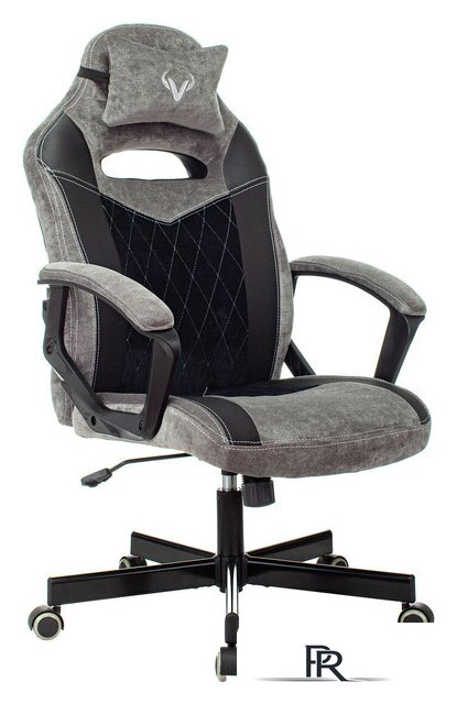 Игровое (геймерское) кресло Zombie Viking 6 Knight Fabric (серый/черный) - Изображение №1 — Интернет-магазин ПроЗаказ