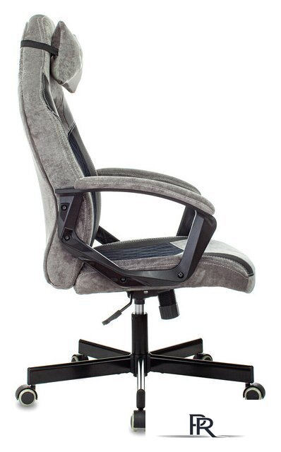 Игровое (геймерское) кресло Zombie Viking 6 Knight Fabric (серый/черный) - Изображение №3 — Интернет-магазин ПроЗаказ