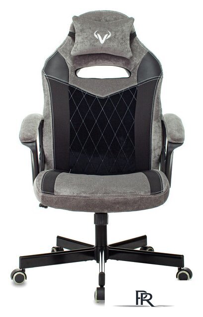 Игровое (геймерское) кресло Zombie Viking 6 Knight Fabric (серый/черный) - Изображение №2 — Интернет-магазин ПроЗаказ