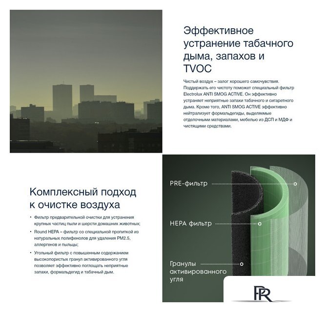 HEPA-фильтр Electrolux FAP-2075 Anti Smog Active - Изображение №3 — Интернет-магазин ПроЗаказ