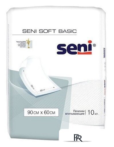 Пеленки Seni Soft Basic 90х60 (10 шт) - Изображение №1 — Интернет-магазин ПроЗаказ