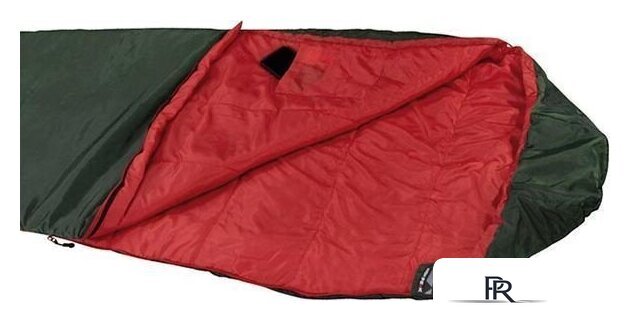 Спальный мешок High Peak Lite Pak 800 23260 (зеленый/красный) - Изображение №2 — Интернет-магазин ПроЗаказ