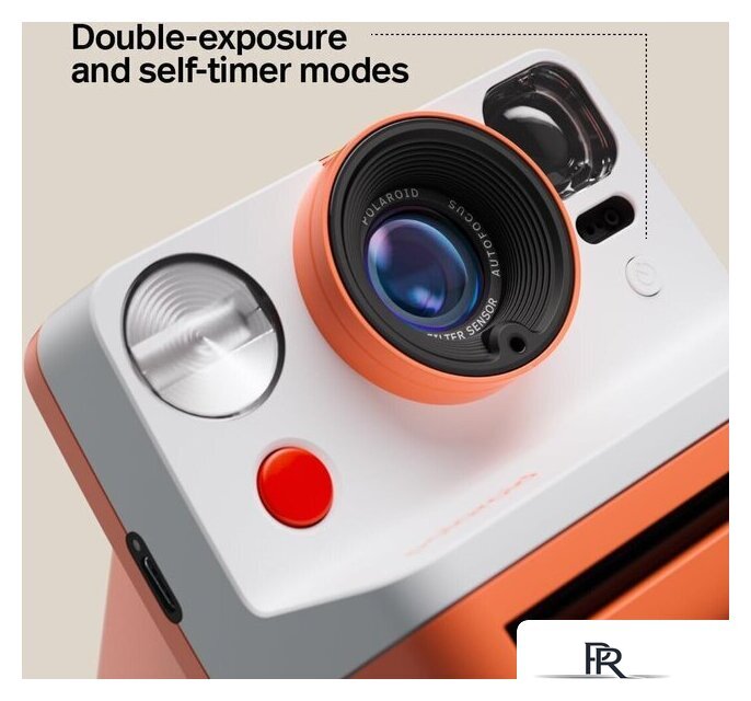 Фотоаппарат Polaroid Now Instant Camera Generation 3 (коралловый/белый) - Изображение №4 — Интернет-магазин ПроЗаказ