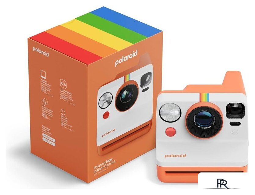 Фотоаппарат Polaroid Now Instant Camera Generation 3 (коралловый/белый) - Изображение №3 — Интернет-магазин ПроЗаказ