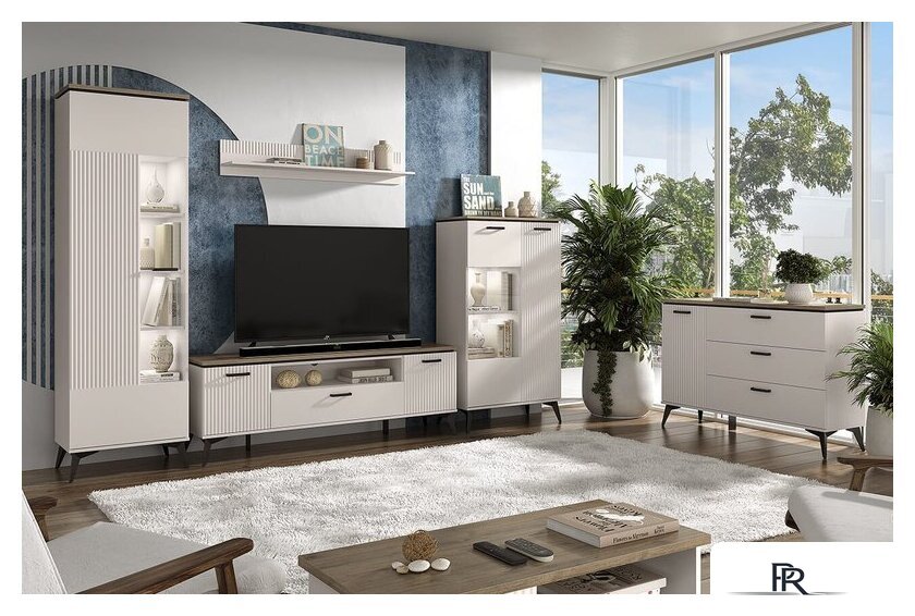 Шкаф-пенал Anrex Vinati 1V1D P (персидский жемчуг/амарок) - Изображение №3 — Интернет-магазин ПроЗаказ