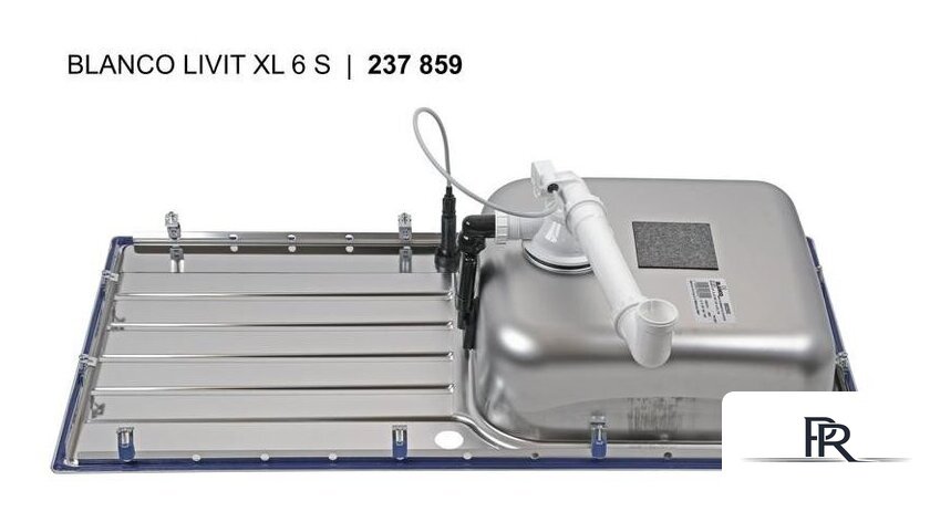 Кухонная мойка Blanco Livit XL 6 S 518519 (серебристый) - Изображение №3 — Интернет-магазин ПроЗаказ