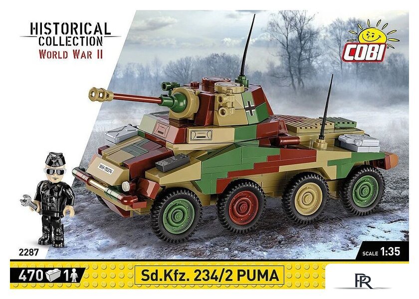 Конструктор Cobi Historical Collection WWII Sd Kfz 234/2 Puma - Изображение №1 — Интернет-магазин ПроЗаказ