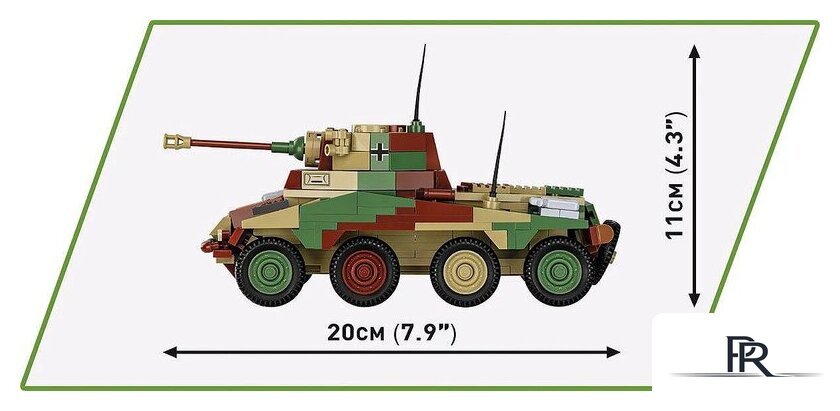 Конструктор Cobi Historical Collection WWII Sd Kfz 234/2 Puma - Изображение №9 — Интернет-магазин ПроЗаказ