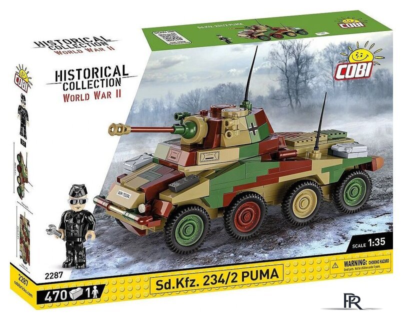 Конструктор Cobi Historical Collection WWII Sd Kfz 234/2 Puma - Изображение №11 — Интернет-магазин ПроЗаказ