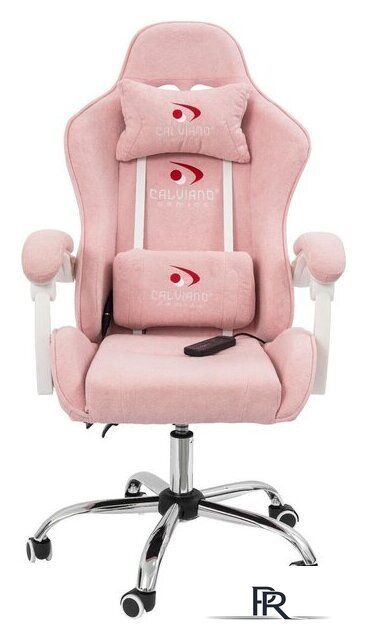 Игровое (геймерское) кресло Calviano Asti Ultimato (pink fabric) - Изображение №2 — Интернет-магазин ПроЗаказ