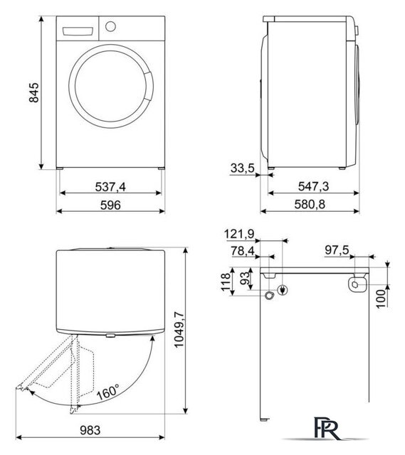 Стиральная машина Smeg WNP84SEAIN1 - Изображение №3 — Интернет-магазин ПроЗаказ