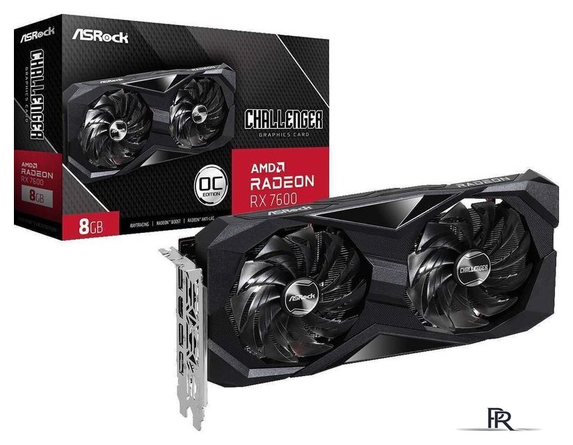 Видеокарта ASRock Radeon RX 7600 Challenger 8GB OC RX 7600 CL 8GO - Изображение №6 — Интернет-магазин ПроЗаказ