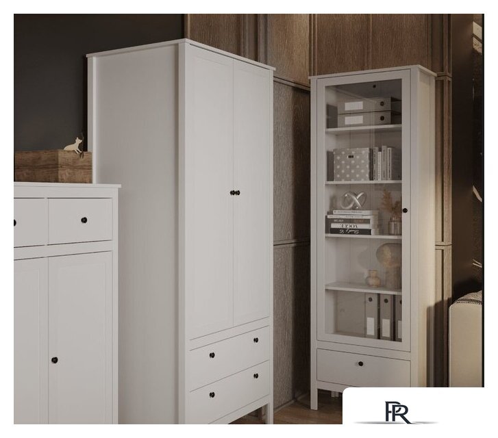 Шкаф-витрина Black Red White Ewa REG1W1S/65 (белый) - Изображение №7 — Интернет-магазин ПроЗаказ