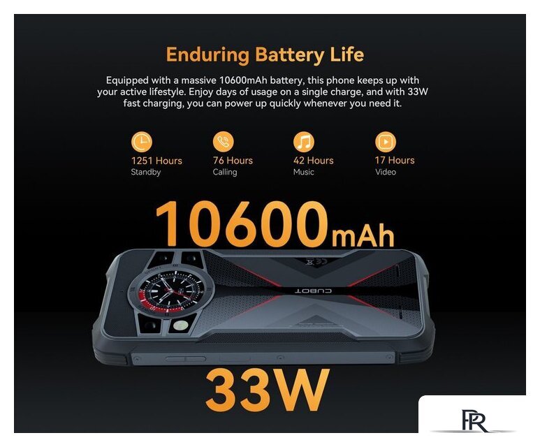 Телефон Cubot King Kong 9 (черный) - Изображение №9 — Интернет-магазин ПроЗаказ