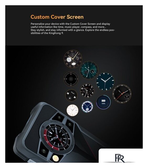 Телефон Cubot King Kong 9 (черный) - Изображение №8 — Интернет-магазин ПроЗаказ