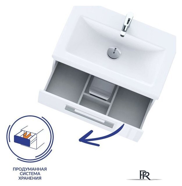  Cersanit Тумба под умывальник Lara SB-SZ-LARA-CO60/Wh - Изображение №7 — Интернет-магазин ПроЗаказ