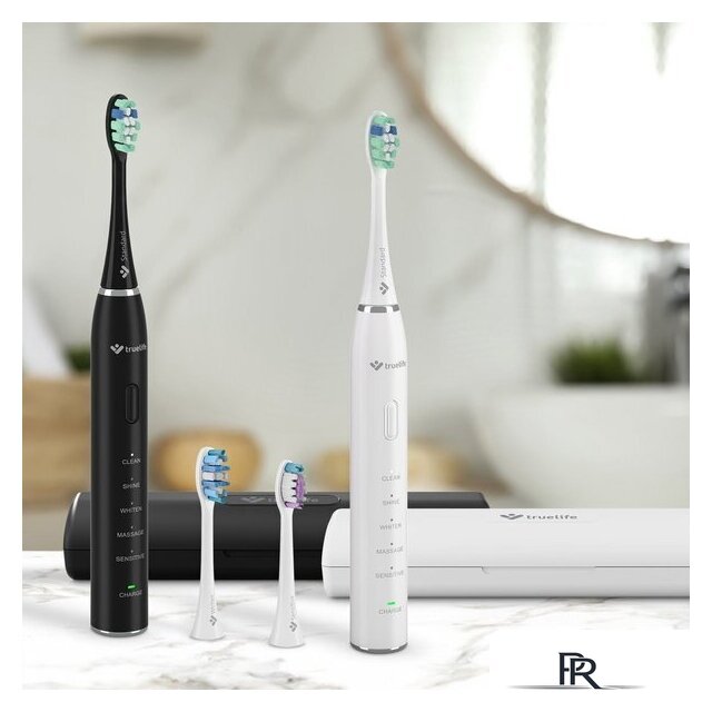 Комплект электрических зубных щеток TrueLife SonicBrush Clean30 Duo - Изображение №11 — Интернет-магазин ПроЗаказ