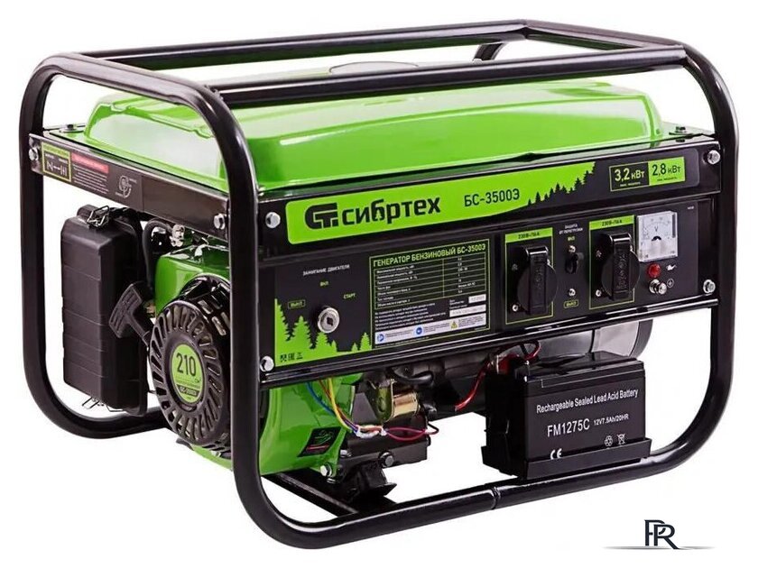 Бензиновый генератор СибрТех БС-3500Э - Изображение №2 — Интернет-магазин ПроЗаказ