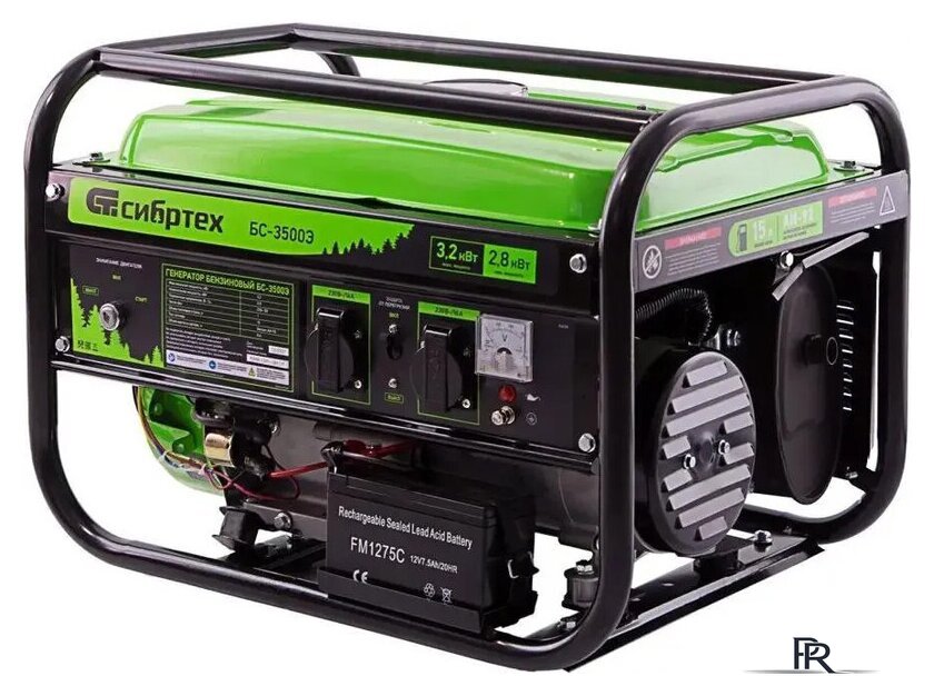 Бензиновый генератор СибрТех БС-3500Э - Изображение №1 — Интернет-магазин ПроЗаказ