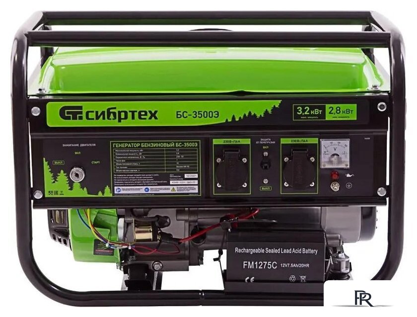 Бензиновый генератор СибрТех БС-3500Э - Изображение №3 — Интернет-магазин ПроЗаказ