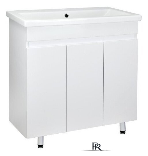  Doratiz Тумба под умывальник Doratiz Аква 80 9911.196 (белый) - Изображение №1 — Интернет-магазин ПроЗаказ