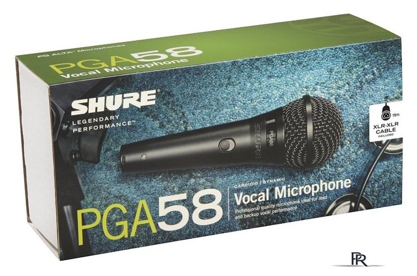 Проводной микрофон Shure PGA58-XLR-E - Изображение №3 — Интернет-магазин ПроЗаказ
