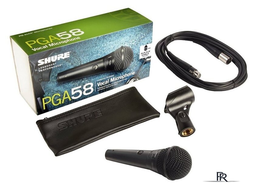 Проводной микрофон Shure PGA58-XLR-E - Изображение №2 — Интернет-магазин ПроЗаказ