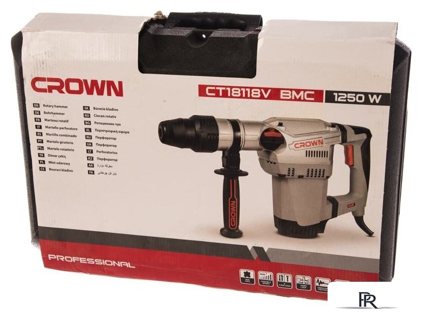 Перфоратор Crown CT18118V BMC - Изображение №8 — Интернет-магазин ПроЗаказ
