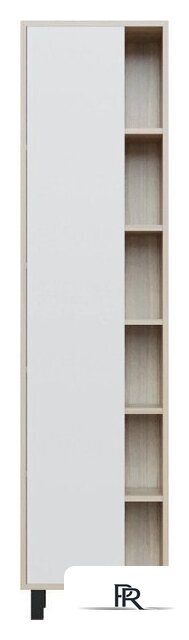  Mixline Шкаф-пенал Милтон-50 557617 (левый, дуб сонома/белый ) - Изображение №4 — Интернет-магазин ПроЗаказ