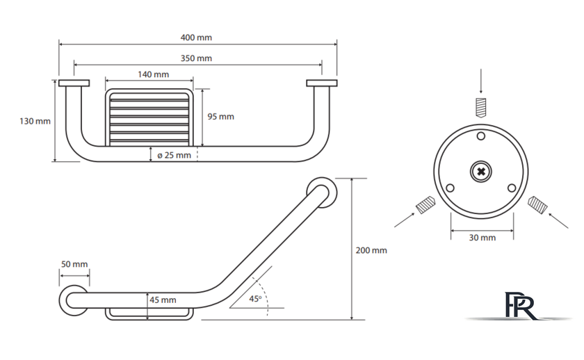 Поручень Bemeta Omega 102307032 - Изображение №2 — Интернет-магазин ПроЗаказ