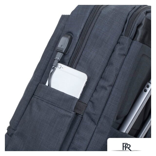 Городской рюкзак Rivacase 8365 (черный) - Изображение №5 — Интернет-магазин ПроЗаказ