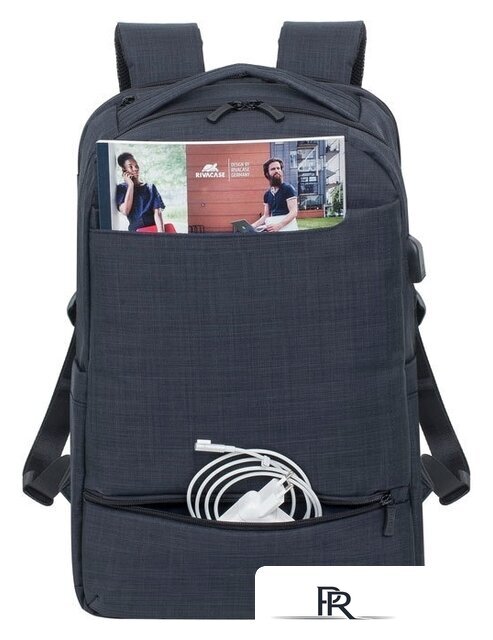 Городской рюкзак Rivacase 8365 (черный) - Изображение №12 — Интернет-магазин ПроЗаказ