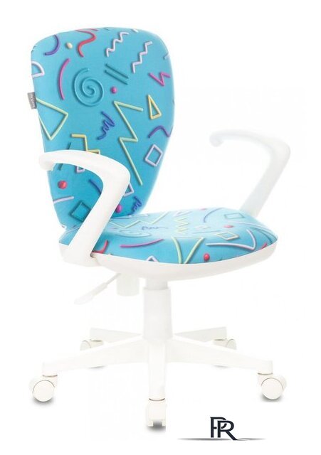 Компьютерное кресло Бюрократ KD-W10AXSN/STICK-BL (голубой) - Изображение №1 — Интернет-магазин ПроЗаказ