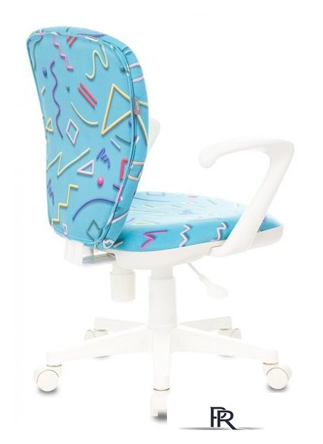 Компьютерное кресло Бюрократ KD-W10AXSN/STICK-BL (голубой) - Изображение №4 — Интернет-магазин ПроЗаказ