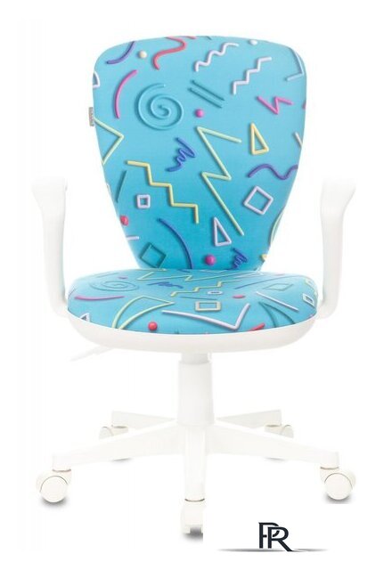 Компьютерное кресло Бюрократ KD-W10AXSN/STICK-BL (голубой) - Изображение №2 — Интернет-магазин ПроЗаказ