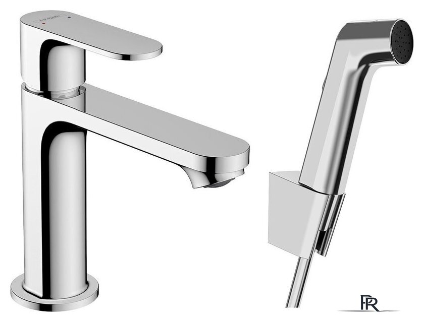 Смеситель с лейкой для биде Hansgrohe Rebris S Chrom 72215000 - Изображение №1 — Интернет-магазин ПроЗаказ