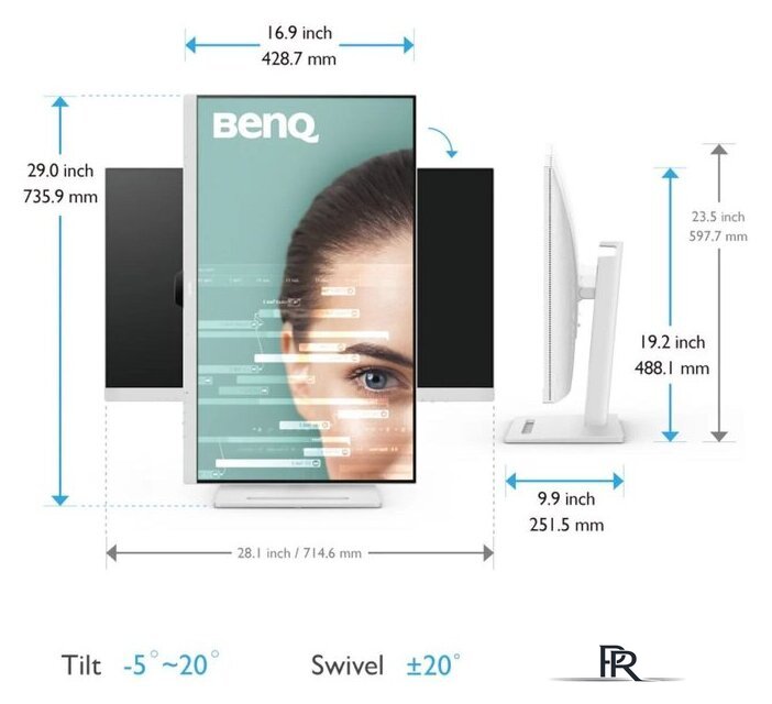 Монитор BenQ Eye-Care GW3290QT - Изображение №2 — Интернет-магазин ПроЗаказ