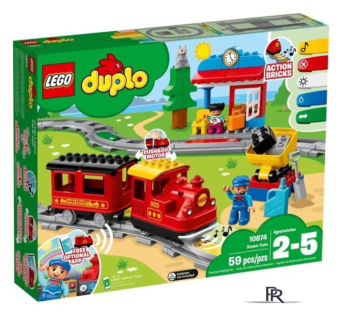 Конструктор LEGO Duplo 10874 Паровоз - Изображение №1 — Интернет-магазин ПроЗаказ