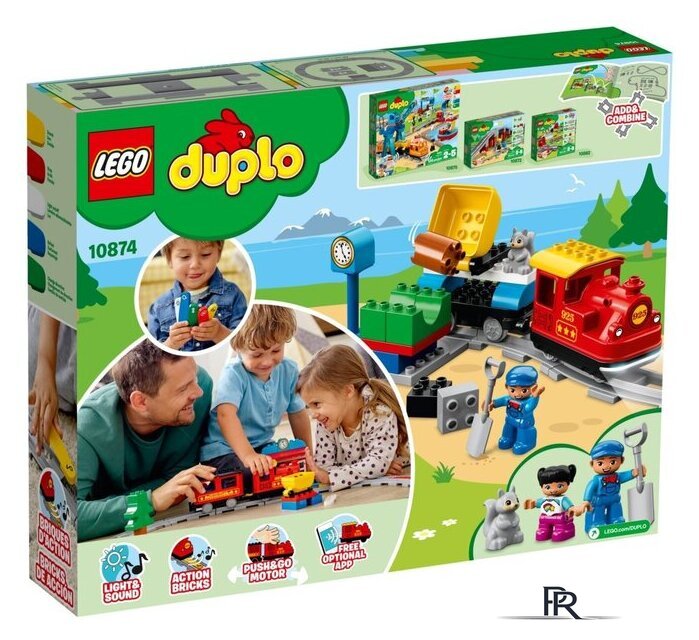 Конструктор LEGO Duplo 10874 Паровоз - Изображение №4 — Интернет-магазин ПроЗаказ