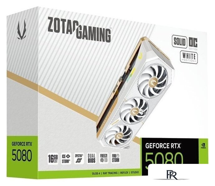 Видеокарта ZOTAC Gaming GeForce RTX 5080 Solid OC White Edition ZT-B50800Q-10P - Изображение №8 — Интернет-магазин ПроЗаказ