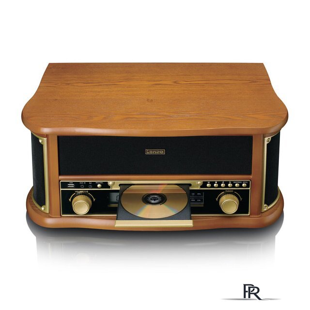 Многофункциональный аудиоцентр Lenco Classic Phono TCD-2551 - Изображение №4 — Интернет-магазин ПроЗаказ