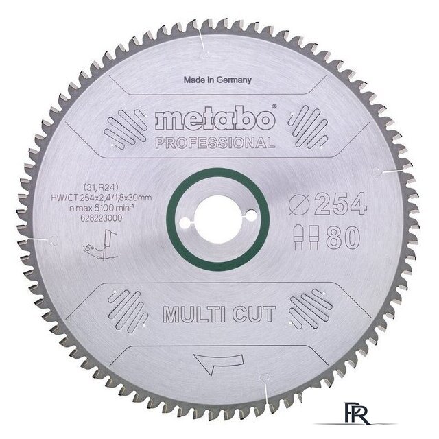 Пильный диск Metabo 628226000 - Изображение №1 — Интернет-магазин ПроЗаказ