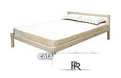 Кровать Мебельград Рино 140x200 с опорными брусками (массив сосны без покрытия) - Изображение №1 — Интернет-магазин ПроЗаказ