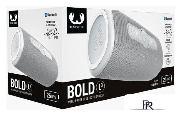 Беспроводная колонка Fresh'n Rebel Bold L3 (ice grey) - Изображение №8 — Интернет-магазин ПроЗаказ