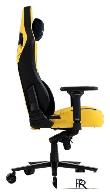 Игровое (геймерское) кресло Evolution Nomad PRO Cyberpunk Core (черный/желтый) - Изображение №4 — Интернет-магазин ПроЗаказ