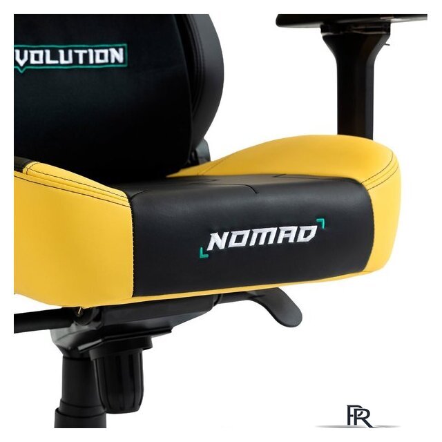 Игровое (геймерское) кресло Evolution Nomad PRO Cyberpunk Core (черный/желтый) - Изображение №13 — Интернет-магазин ПроЗаказ