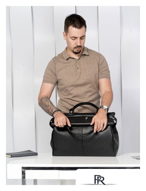 Саквояж Carlo Gattini Classico Veano 4004-01 (черный) - Изображение №7 — Интернет-магазин ПроЗаказ